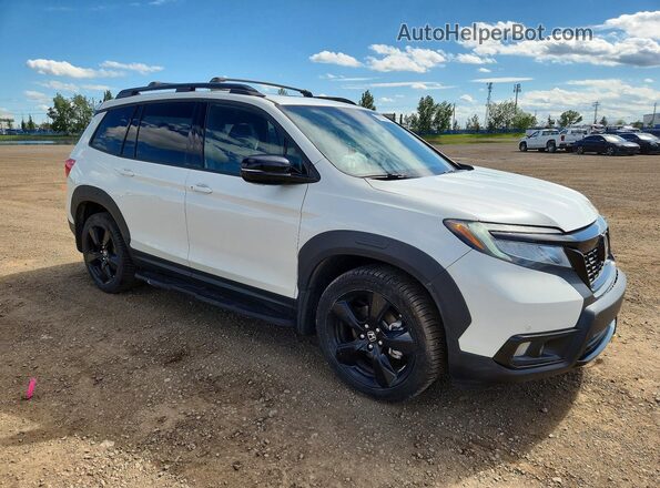 5FNYF8H91KB500174 2019 HONDA PASSPORT White Przód prawy