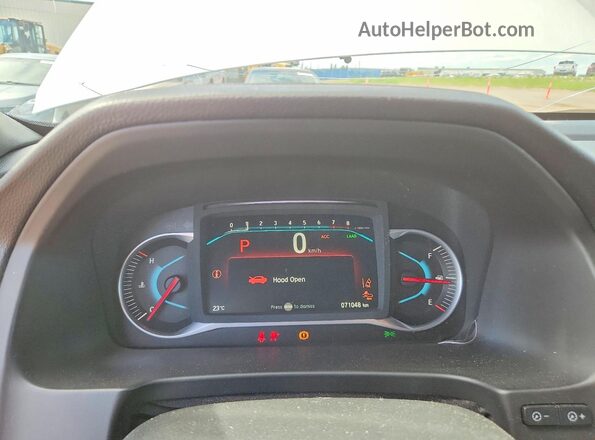 5FNYF8H91KB500174 2019 HONDA PASSPORT White Widok zestawu wskaźników