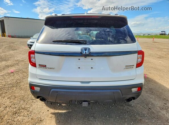 5FNYF8H91KB500174 2019 HONDA PASSPORT White Widok z tyłu