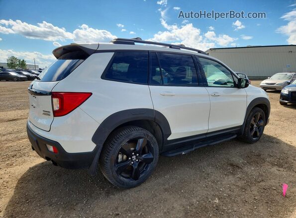5FNYF8H91KB500174 2019 HONDA PASSPORT White Tył prawy