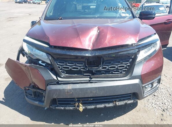 5FNYF8H93KB008133 2019 HONDA PASSPORT Burgundy 