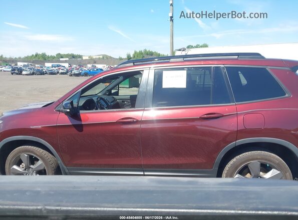 5FNYF8H93KB008133 2019 HONDA PASSPORT Burgundy 