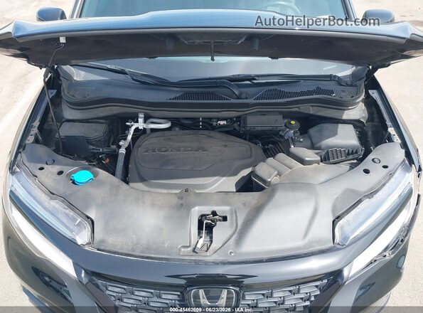 5FNYF8H93MB036629 2021 HONDA PASSPORT Black Вид ззаду
