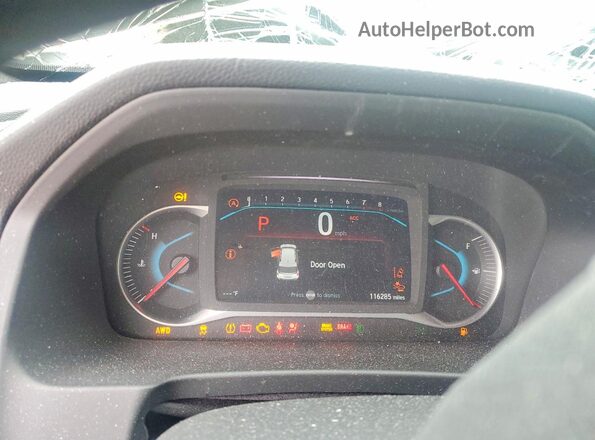 5FNYF8H96KB023774 2019 HONDA PASSPORT White Սարքավորումների վահանակի տեսք