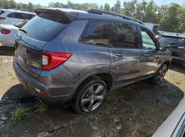 5FNYF8H96MB021641 2021 HONDA PASSPORT Gray Trasero derecho
