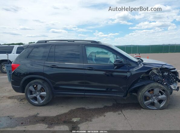 5FNYF8H96MB041047 2021 HONDA PASSPORT Черный Вид задней части салона