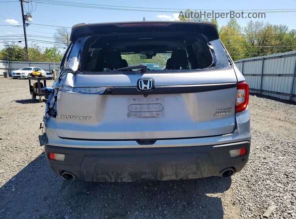 5FNYF8H97LB014342 2020 HONDA PASSPORT Silver Вид ззаду