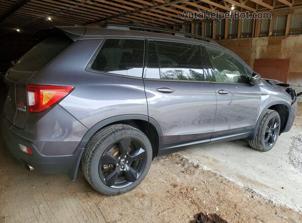 5FNYF8H98KB503282 2019 HONDA PASSPORT Gray 