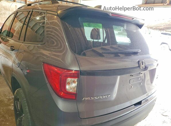 5FNYF8H98KB503282 2019 HONDA PASSPORT Gray 