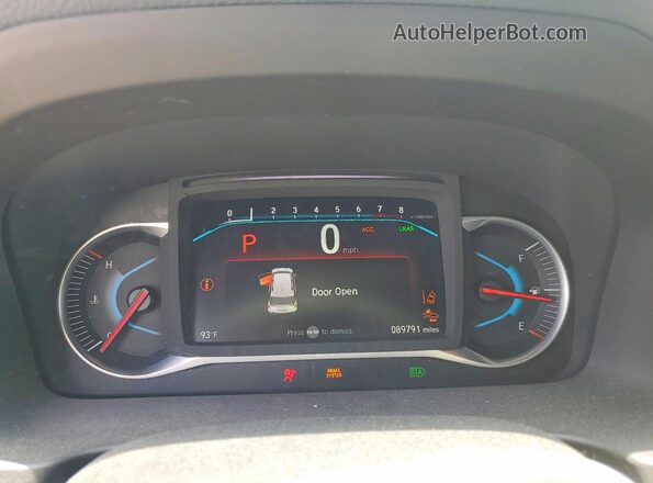 5FNYF8H98MB013122 2021 HONDA PASSPORT Black Instrument cluster view