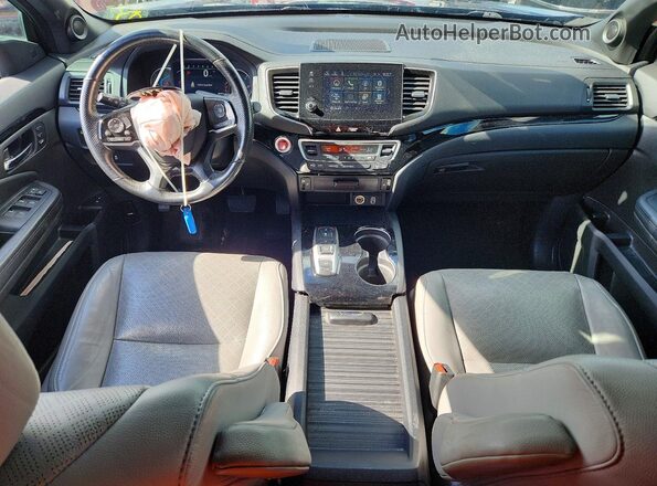 5FNYF8H9XKB020120 2019 HONDA PASSPORT Blue წინა პანელის ხედი