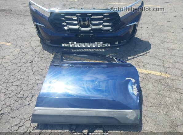 5FNYG1H40SB157477 2025 HONDA PILOT Blue Instrument cluster view