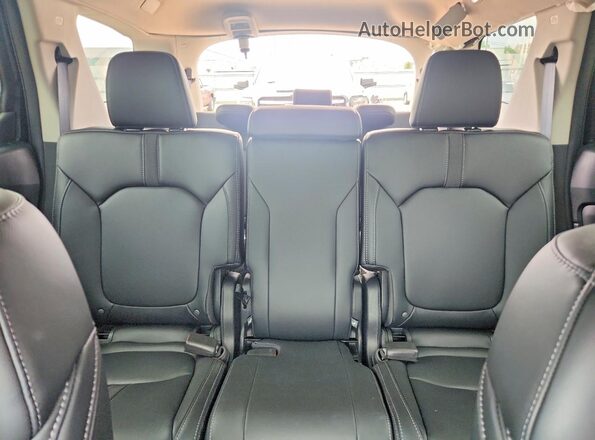 5FNYG1H72PB044132 2023 HONDA PILOT Black Rear seats view