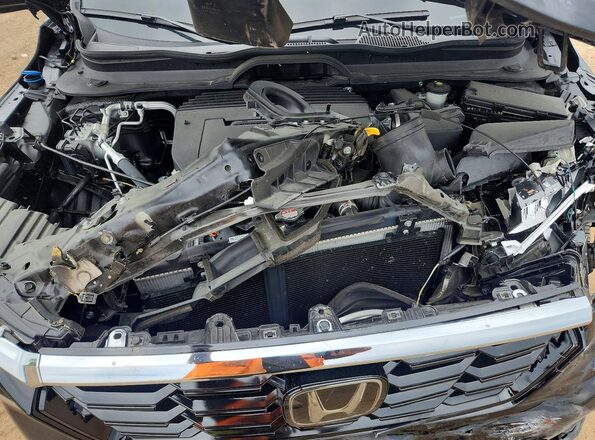 5FNYG1H72PB044132 2023 HONDA PILOT Black Engine compartment view