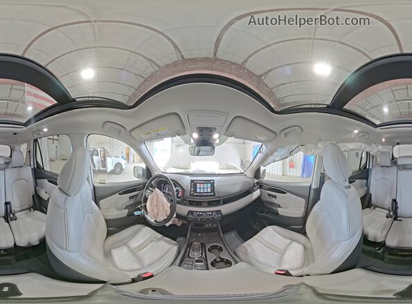 5FNYG1H77SB022331 2025 HONDA PILOT White Vista interior de 360 grados