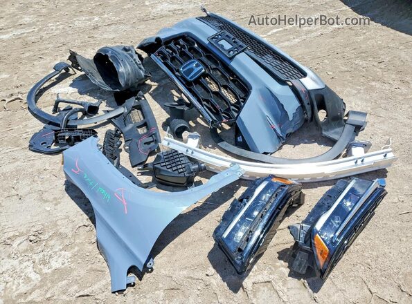 5FNYG1H78PB030395 2023 HONDA PILOT Gray VIN კოდის სტიკერის ხედი