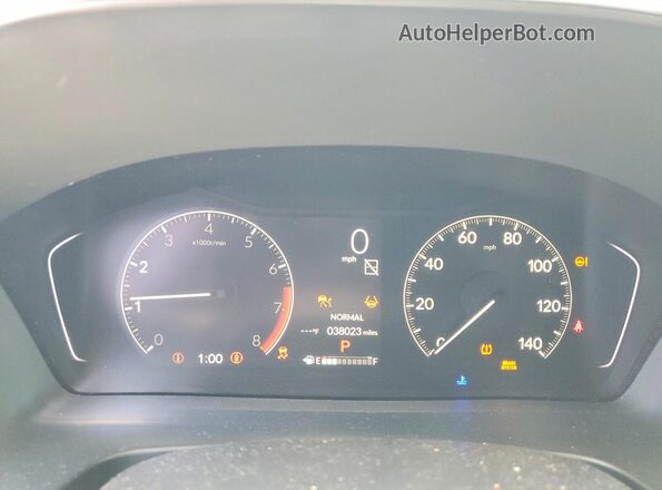 5FNYG1H78PB030395 2023 HONDA PILOT Gray ხელსაწყოთა პანელის ხედი