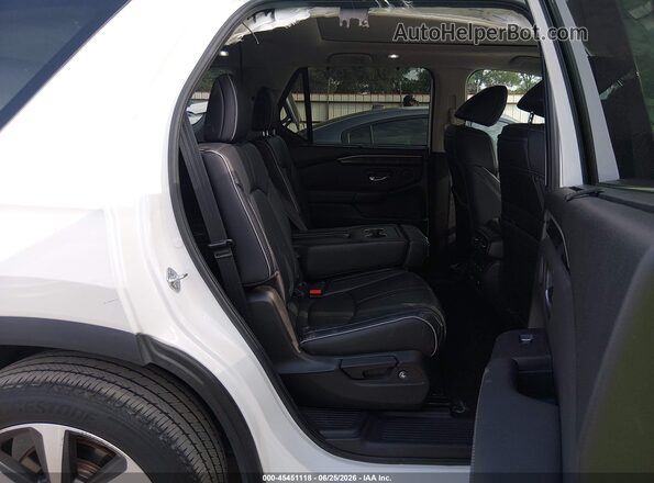 5FNYG1H84PB004613 2023 HONDA PILOT White VIN კოდის სტიკერის ხედი
