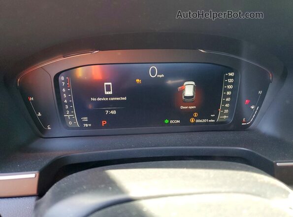 5FNYG1H85SB165772 2025 HONDA PILOT Gray Instrument cluster view