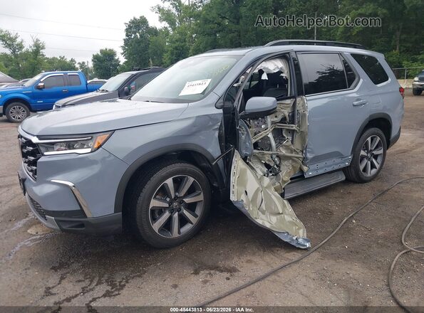 5FNYG1H8XSB165752 2025 HONDA PILOT Light Blue Передня ліва чверть
