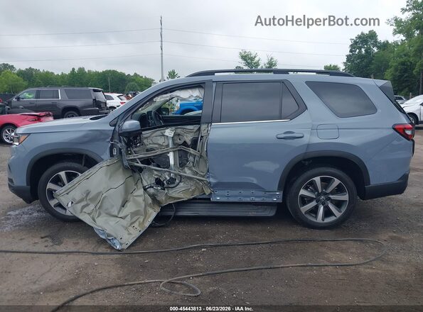 5FNYG1H8XSB165752 2025 HONDA PILOT Light Blue Панорамний вид салону 360°
