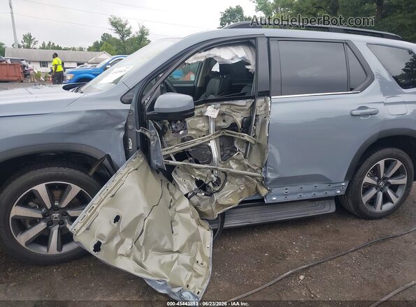 5FNYG1H8XSB165752 2025 HONDA PILOT Light Blue Вид спереду