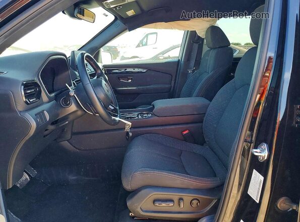 5FNYG2H31SB024403 2025 HONDA PILOT Black წინა სალონის ხედი