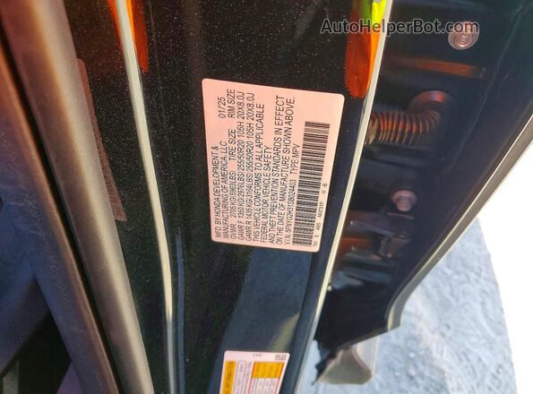 5FNYG2H31SB024403 2025 HONDA PILOT Black VIN კოდის სტიკერის ხედი