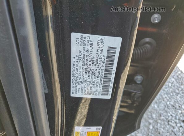 5FNYG2H41SB019615 2025 HONDA PILOT Black Вид наклейки з VIN-кодом