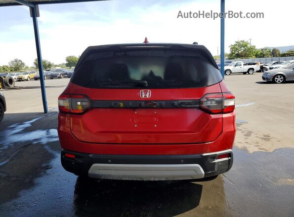 5FNYG2H50PB015619 2023 HONDA PILOT Red Rear view