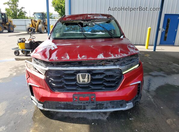 5FNYG2H50PB015619 2023 HONDA PILOT Red Front view
