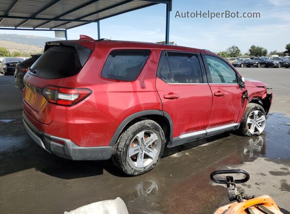 5FNYG2H50PB015619 2023 HONDA PILOT Red 