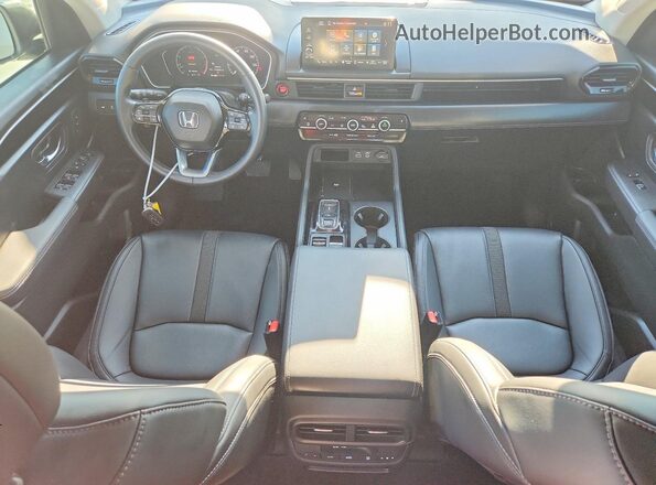 5FNYG2H59PB004974 2023 HONDA PILOT Gray Вид панелі приладів