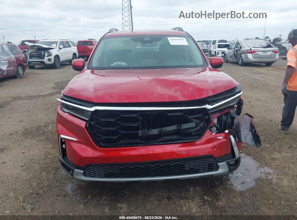5FNYG2H72SB032903 2025 HONDA PILOT Красный Вид задней части салона