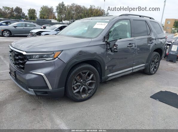 5FNYG2H76PB015268 2023 HONDA PILOT Gray Vista tres cuartos delantera izquierda