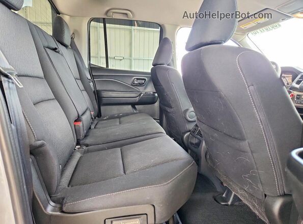 5FPYK2F13KB007982 2019 HONDA RIDGELINE Charcoal Vista de los asientos traseros