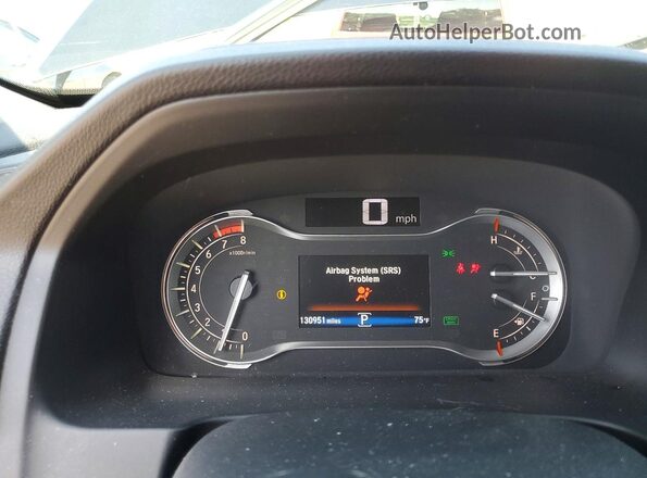 5FPYK2F16HB008245 2017 HONDA RIDGELINE Black Widok zestawu wskaźników