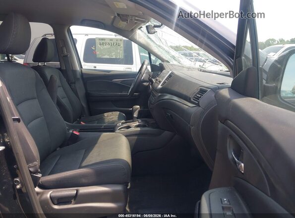 5FPYK2F1XHB006109 2017 HONDA RIDGELINE Black წინა სალონის ხედი