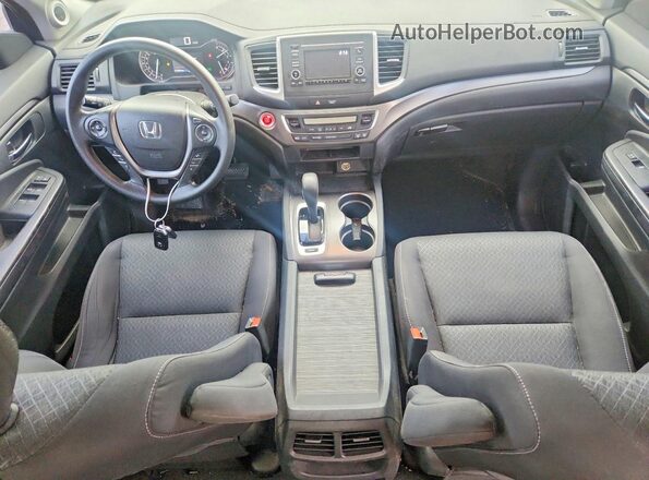 5FPYK2F42HB004770 2017 HONDA RIDGELINE Silver წინა პანელის ხედი