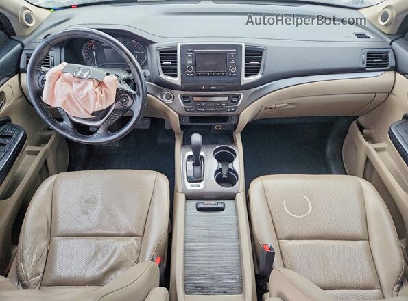 5FPYK2F59HB005567 2017 HONDA RIDGELINE Белый Вид панели приборов