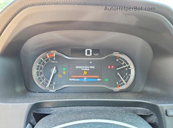 5FPYK2F61KB005319 2019 HONDA RIDGELINE Blue Vista del cuadro de instrumentos