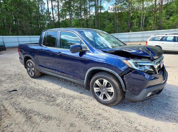5FPYK2F61KB005319 2019 HONDA RIDGELINE Blue Delantero derecho