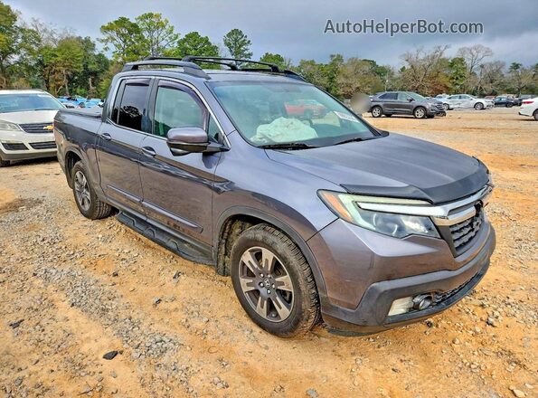 5FPYK2F62HB009274 2017 HONDA RIDGELINE Gray Delantero derecho