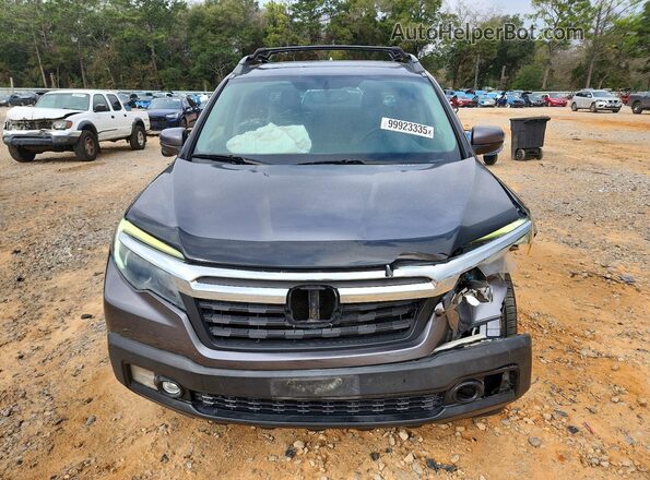 5FPYK2F62HB009274 2017 HONDA RIDGELINE Gray Vista frontal