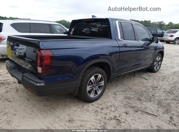 5FPYK2F62JB001889 2018 HONDA RIDGELINE Blue Trasero derecho