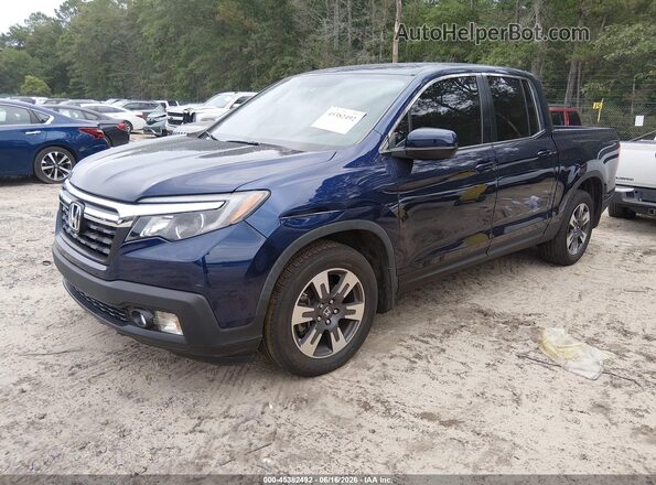 5FPYK2F62JB001889 2018 HONDA RIDGELINE Blue Vista tres cuartos delantera izquierda