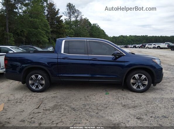 5FPYK2F62JB001889 2018 HONDA RIDGELINE Blue Vista interior trasera