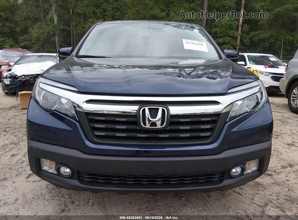 5FPYK2F62JB001889 2018 HONDA RIDGELINE Blue Vista del cuadro de instrumentos