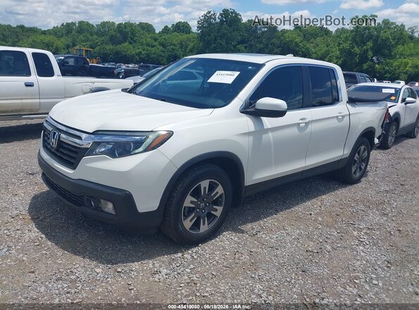 5FPYK2F62KB004745 2019 HONDA RIDGELINE White Vista tres cuartos delantera izquierda