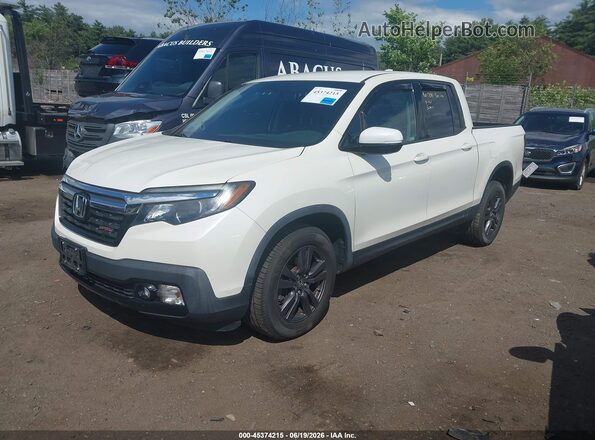 5FPYK3F10KB028617 2019 HONDA RIDGELINE Белый Передняя левая четверть